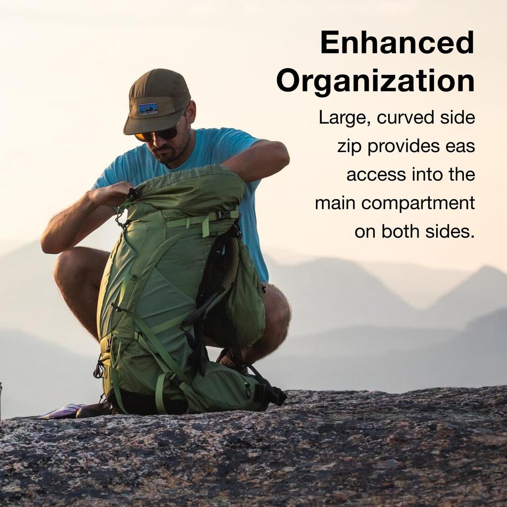 Рюкзак Ag 50л Походный рюкзак Venturi Один размер [Osprey] Мужской Синий.