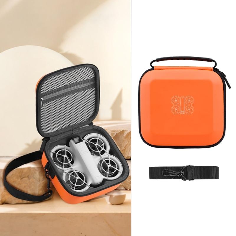 UAV Body Carry Case Storage Bag Water Resistant PU Organiser Shockproof Shoulder Bag with Portable Handle