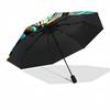 Glass Motorcycle Art Outdoor Automatic Umbrella Compact & Durable 8-Rib Design Durable Plastic & Iron All-Season Use Fashion Lovers