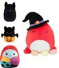 Double-sided Design Squishmallows Pumpkin Bat And Cat Plush Toy