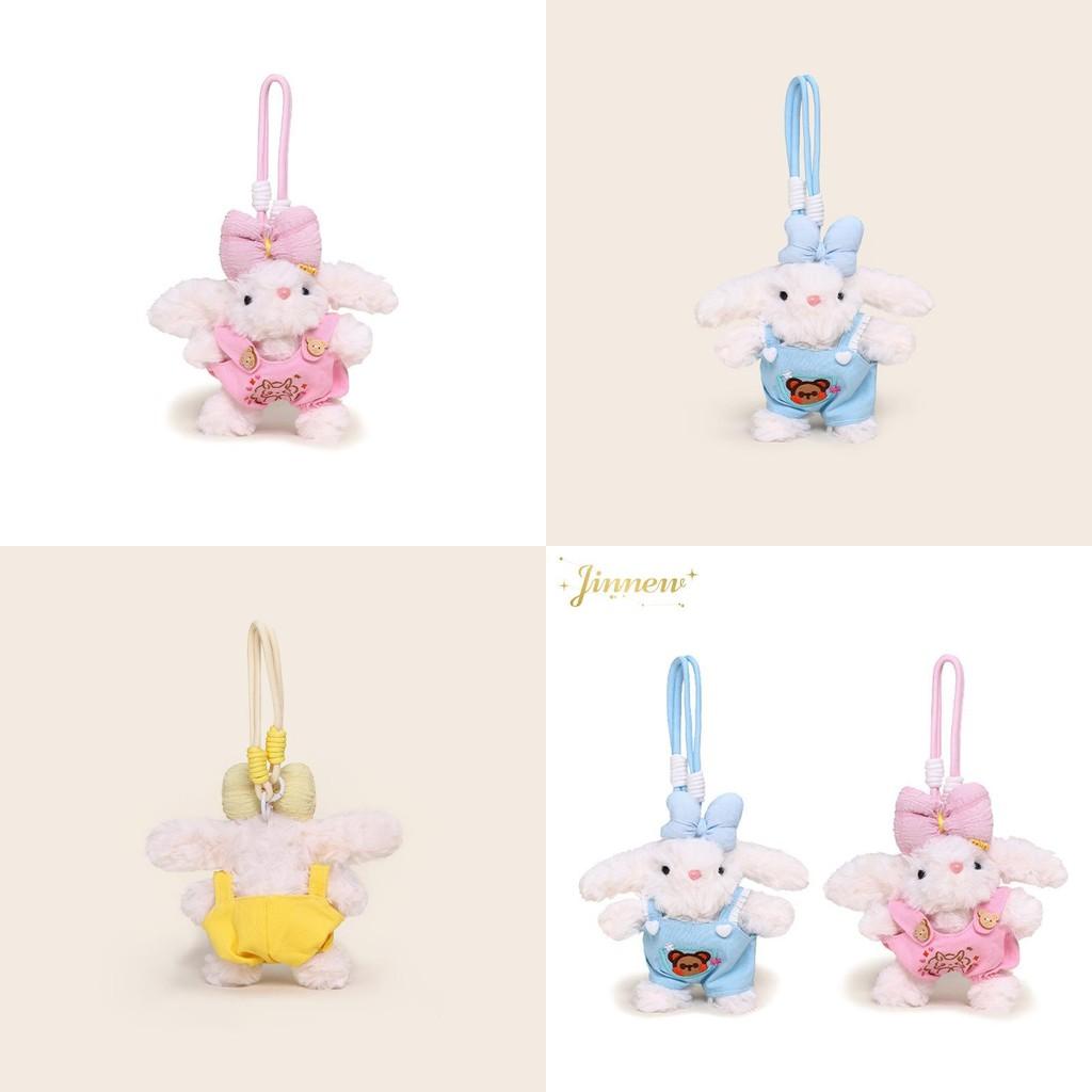 Lop Ear Rompers Cartoon Plush Keychain Healing Doll Bag Decoration Daily Use