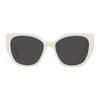 Prada Avant-Garde Comfortable Logo Side Letter Logo Irregular Frame Sunglasses Unisex sunglasses White PR19ZS1425S0