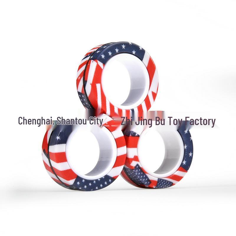 Магнитный браслет-спиннер в виде шины - Игрушка для снятия стресса, спиннер для пальцев