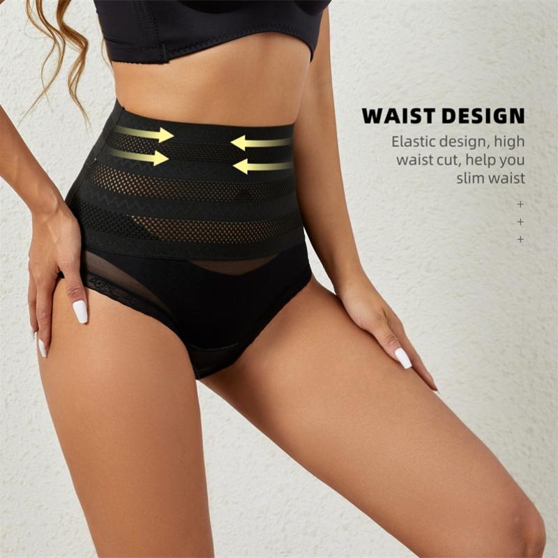 Новый стиль с высокой талией, дышащие утягивающие трусы для живота, послеродовые трусы, утягивающее белье для красоты и подтяжки бедер, корректирующее фигуру