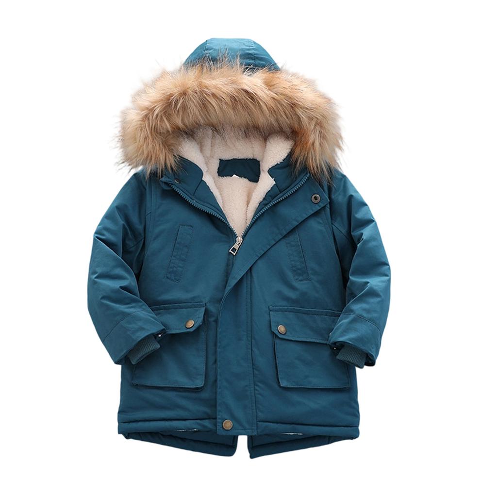 Детское модное пальто