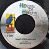 7inch Record ANTHONY B - What Goes Around NONE Heights Of Heig Jamaica Reggae, Ska & Dub Used