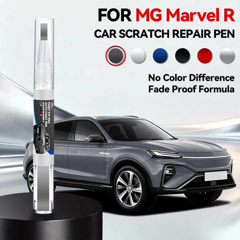 Ремонтный маркер для краски автомобиля MG Motor MG Marvel R EV 2021-2025 X600, удалитель царапин, DIY Автоаксессуары, Черный