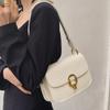 New Chic Solid Color Single Shoulder Bag for Ladies Aesthetic Riveted Casual Fashion Underarm Bag