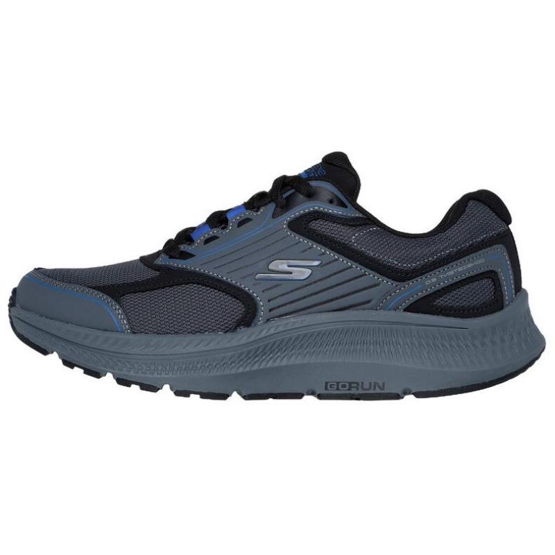 Skechers Go Run Consistent 2.0 Мужские Беговые Кроссовки из Сетчатой Кожи Серый Синий 220866-CCBL