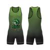 Mens Womens Freestyle Wrestling Singlet With Heat Transfer Print Stretch Lycra Athletic Suit Training Competition