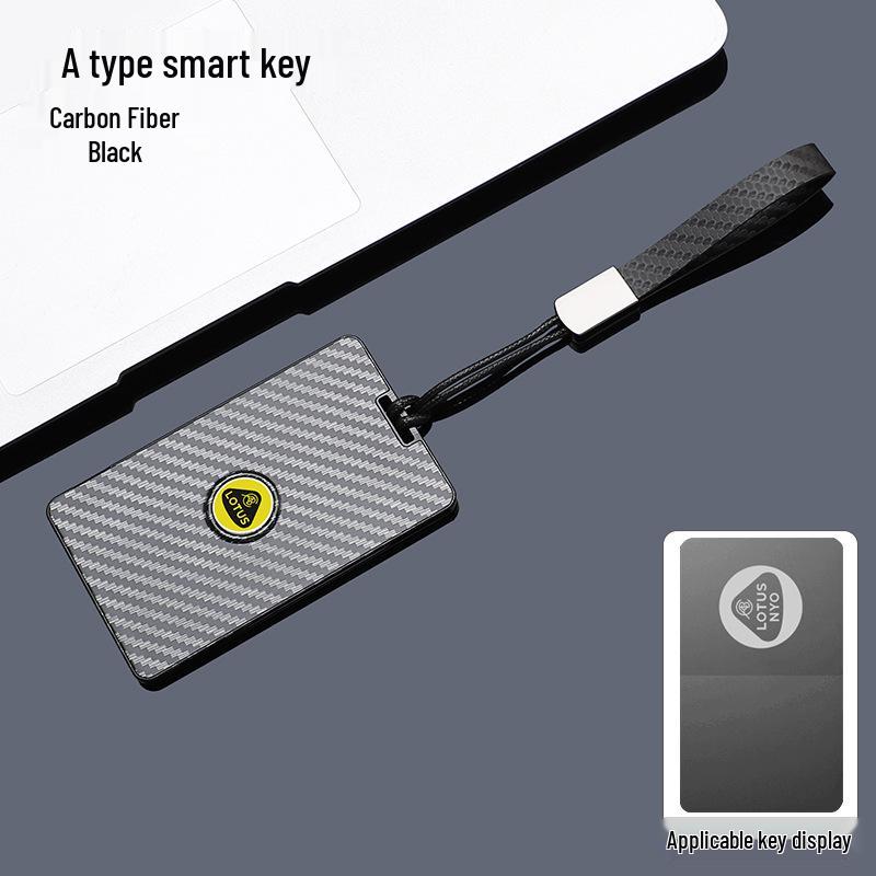 Держатель для карт NFC с цветочным узором Lotus ELETRE/EMEYA Чехол для автомобильного ключа из углеродного волокна