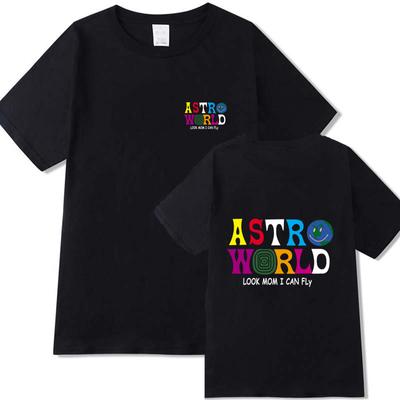 Модная футболка унисекс кактус Джек хип-хоп футболка унисекс женская ASTROWORLD Mom Look I Can Fly забавные футболки с буквенным принтом хлопковая футболка