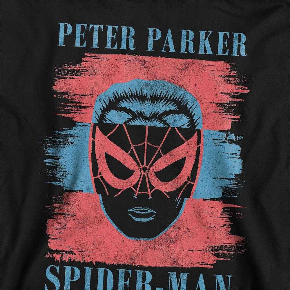 Spider-Man Childrens/Kids Peter Parker Stripes Pull Over Hoodie