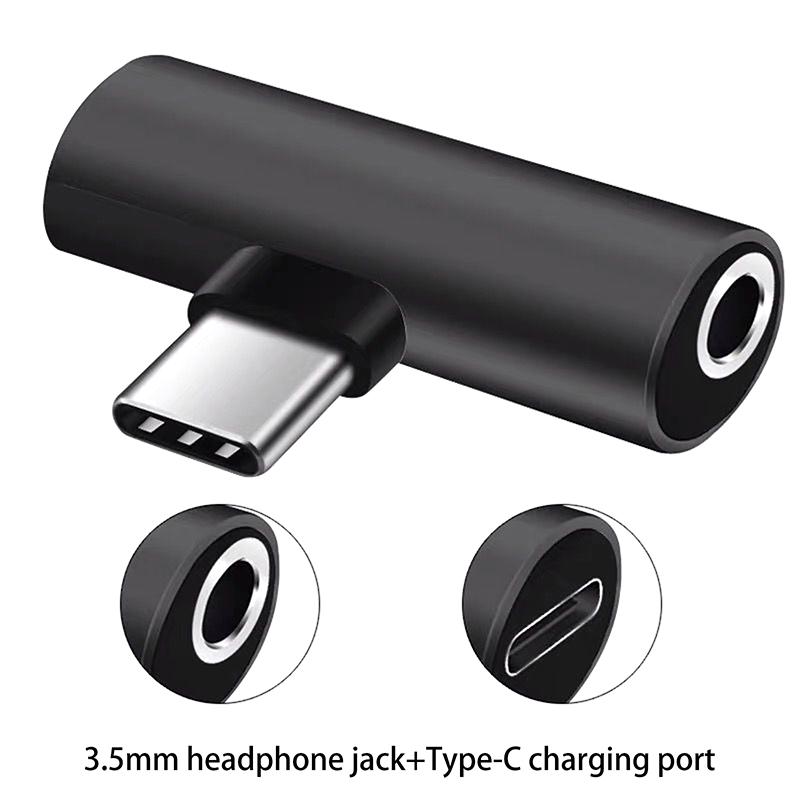 Металлические адаптеры для наушников Usb Type-C на 3,5 мм, зарядный разветвитель с аудиоразъемом Aux для нескольких моделей телефонов, зарядка/музыка/звонки