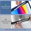Чехол для планшета iPad Air 1/A16: Магнитная съемная Bluetooth-клавиатура с подсветкой и слотом для стилуса, 10-е поколение