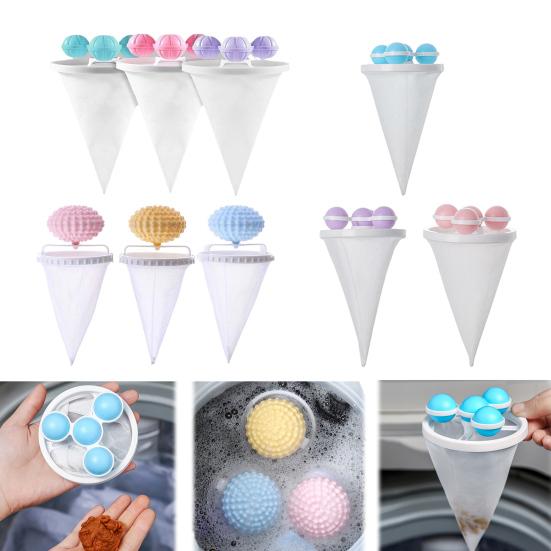 3 шт. плавающая сетка для фильтрации волос, удаление шерсти домашних животных, многоразовый сетчатый мешок для очистки фильтра для стиральной машины