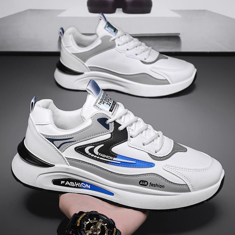 Осенние новые спортивные туфли мужские повседневные туфли универсальные, легкие, дышащие и амортизирующие, для занятий спортом на открытом воздухе