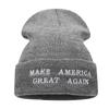 American new letter embroidery knitted hat hot trend cold hat fashion couple warm wool hat