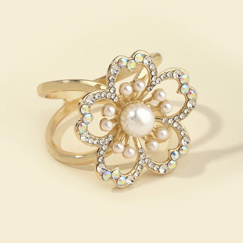 Ретро-огромный цветочный овальный шарф и пряжка для ремня пальто