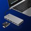 Док-станция M.2 Два протокола TypeC PD100W USB3.2 10 Гбит/с HDMIсовместимый 2.0