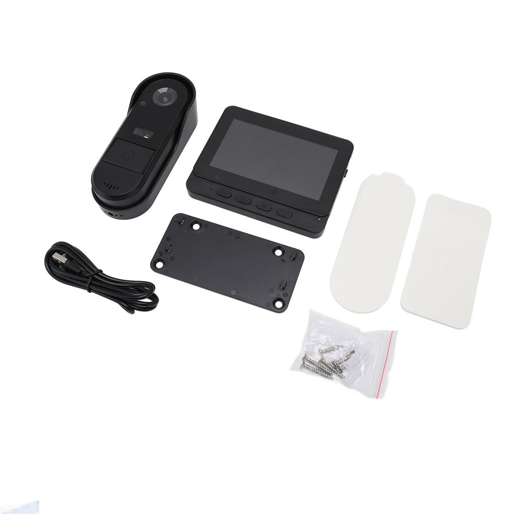 Беспроводная система видеодомофона с экраном IPS 4,3 дюйма, водонепроницаемый широкоугольный видеодомофон IP65