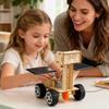 Солнечный Автомобиль Лунный Исследовательский Вездеход - Детская 3D Деревянная Пазл-Модель Для Самостоятельной Сборки Научно-Образовательные Игрушки