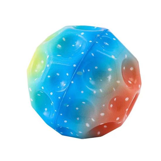 Moon Space Bouncy Balls for Kids Unique Sound Effects Jumping Ball LED Light-Up