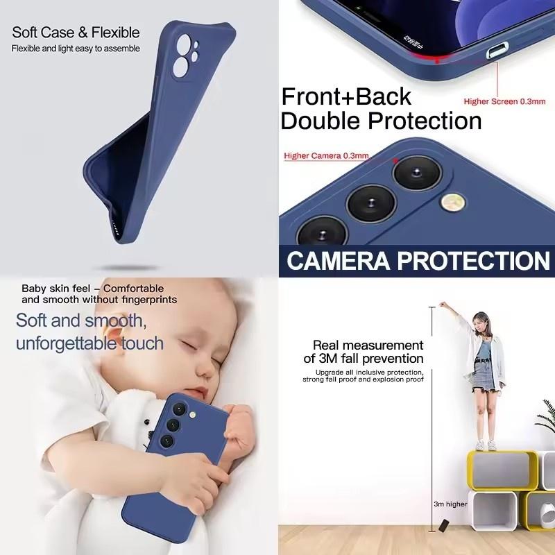 Чехол S25 S24Plus, жидкий силиконовый чехол для телефона Samsung Galaxy S23 S 23 S22 Ultra S24 FE S25 + Plus, мягкий чехол