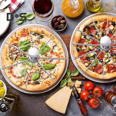 5/6/7/8/10/12 маркер для пирога направляющая из алюминиевого сплава и разделитель порций резак для торта инструменты для выпечки пиццы чизкейка пирога