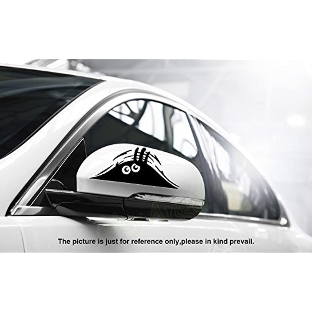 3D забавный выглядывающий монстр мультфильм автомобиль наклейка виниловый значок эмблема наклейка