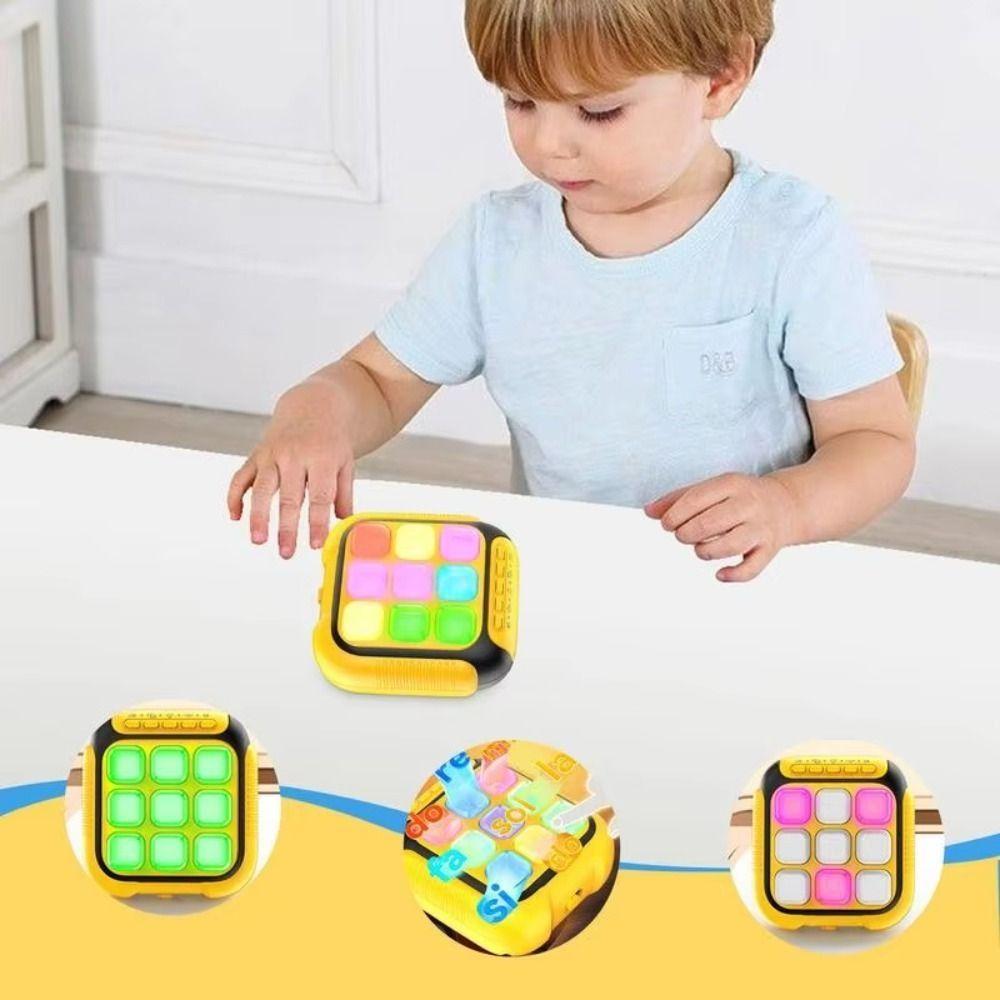 Electronic TIC-TAC-TOE Game 6-in-1 Noughts and Crosses Game Handheld Bolt Game Travel