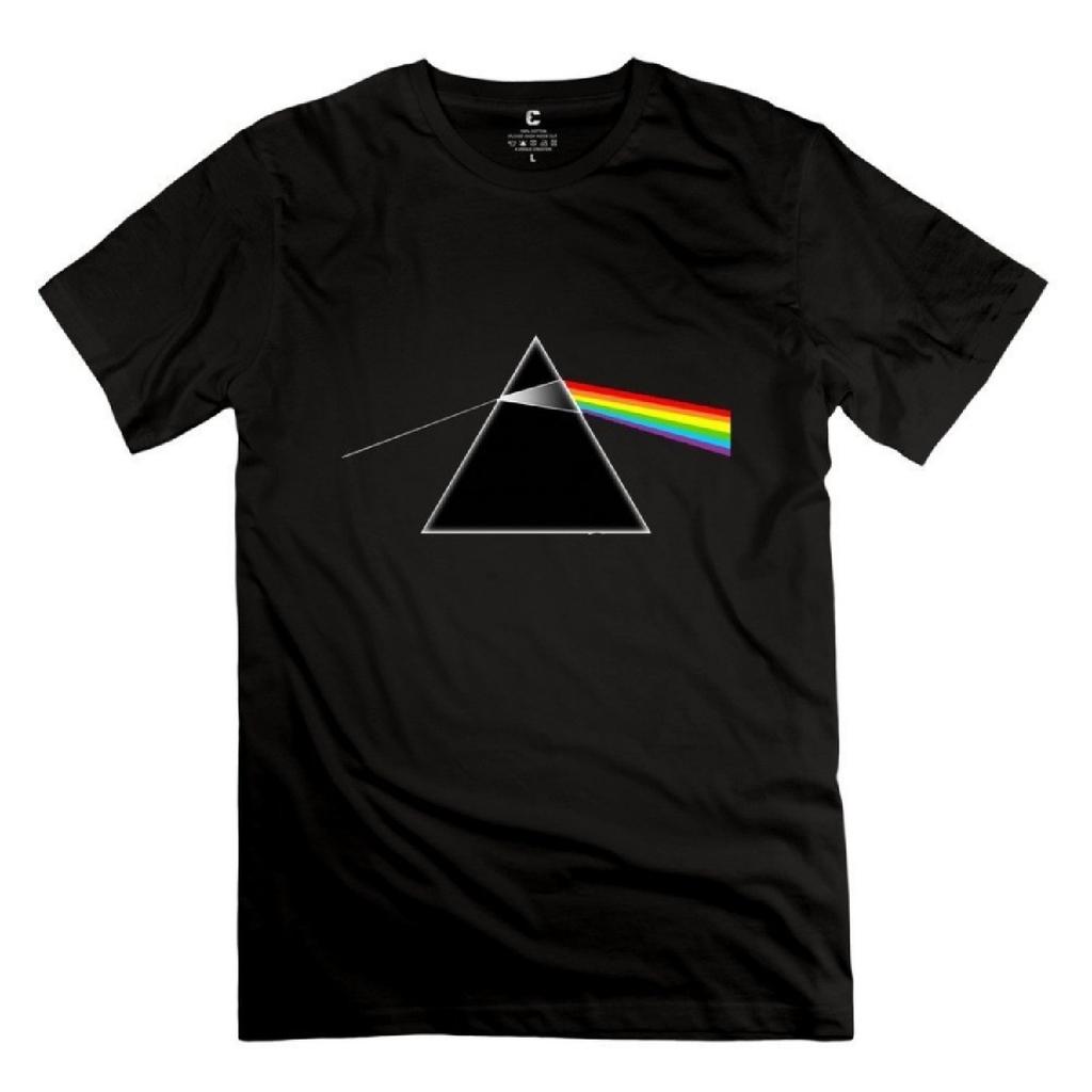 StaBe Футболка для взрослых Pink Floyd Dark Side of The Moon Хлопок Прохладная XS Черный