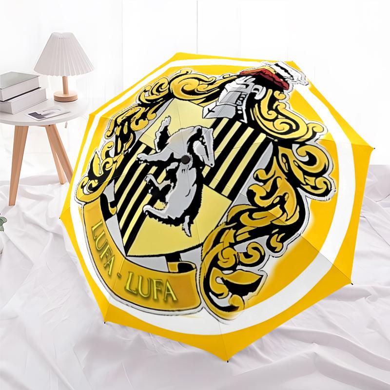 1pc H-Hogwarts Umbrella, Sun Protection, And UV Shielding. It Has Eight Sturdy Ribs for Outdoor Use And Perfect As a Holiday Gift