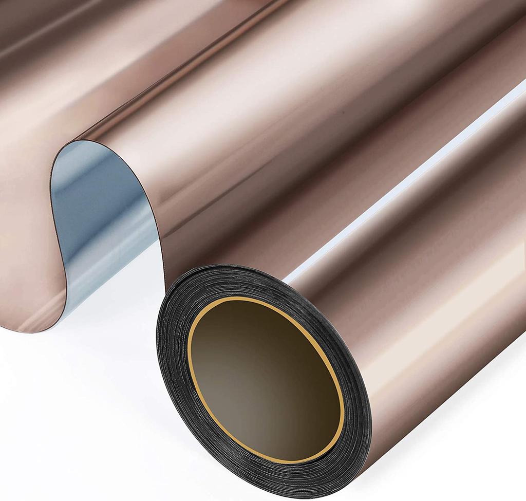 Односторонняя зеркальная оконная пленка для конфиденциальности, дневная анти-УФ-защита от солнца, контроль тепла, светоотражающая пленка для окон для домашнего офиса, гостиной