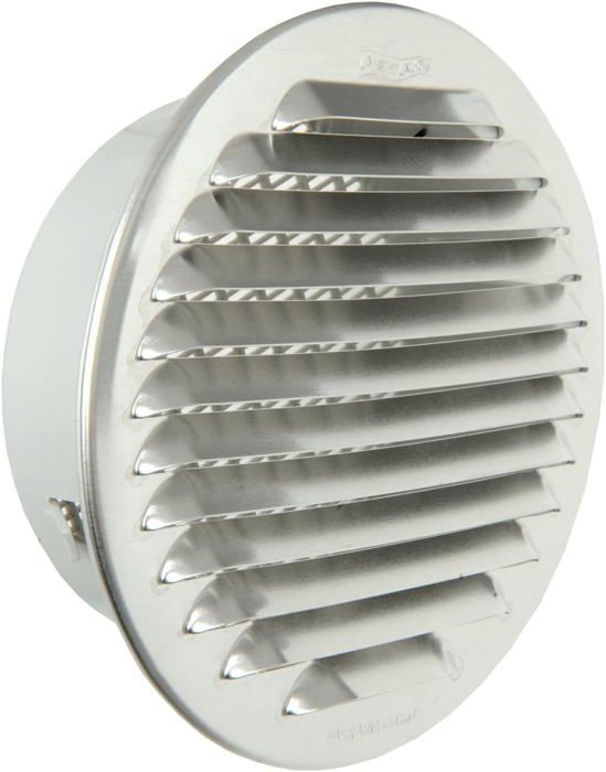Вентиляционная решетка - Вентиляция - GTAP125R - Круглая встраиваемая - Алюминий - 150 мм
