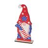 Патриотическое украшение стола, центральный элемент деревянного стола на День независимости, украшение в виде деревянного гнома, украшение стола для вечеринки в честь Дня памяти, принадлежности