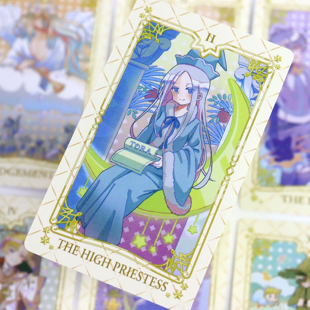 10.3*6 см Пастельные Волшебники Таро Колода 78 шт Мультяшные Карты Таро Японское Аниме