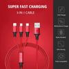 USB-кабель DUODUO 3 в 1 для iPhone 13 12 XS Max XR X 8 7, зарядное устройство, кабель Micro USB для Android, USB TypeC, кабели для мобильных телефонов