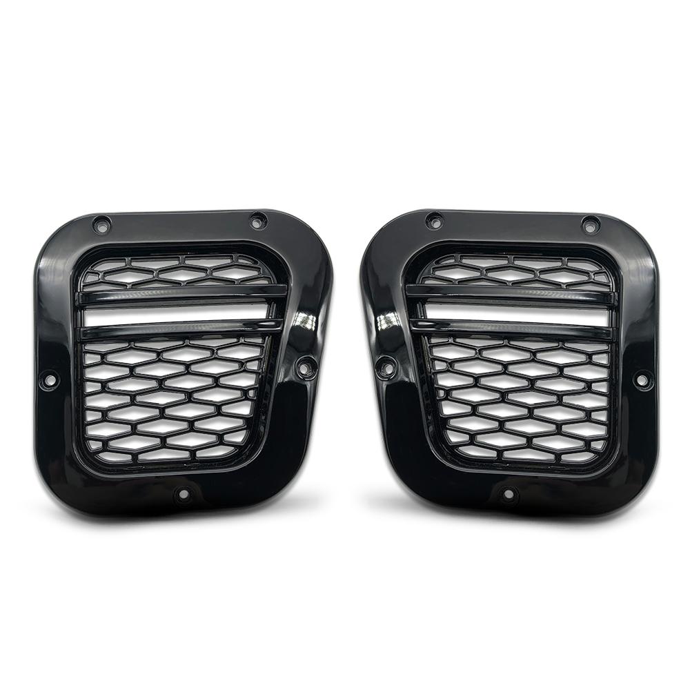 2x for Land rover defend parts Side Vent Grille Tuning Car auto parts tuning air side vents Grille