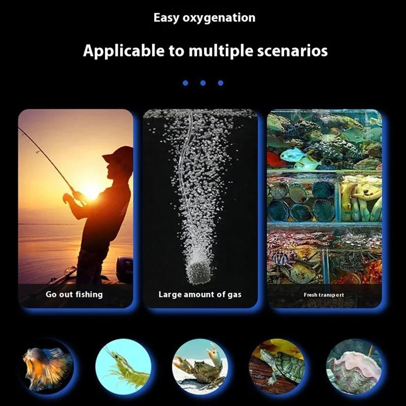 Aquarium Oxygen Air Pump USB Small Oxygenator for Fish Tank 5v 1W Silent Air Compressor Mini Aerator Fish Tank Accessories