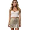 Мини-юбка bodycon с пайетками, весна/лето 2026 - Европейский и американский стиль