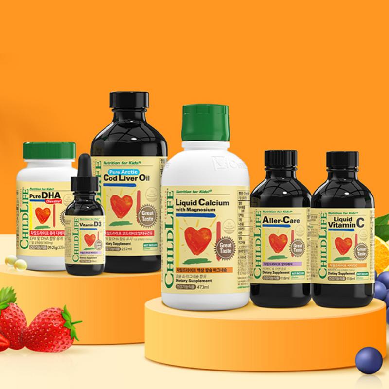 Childlife Жидкий Кальций Магний Апельсиновый вкус, 473 мл, 2 шт.