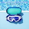 Swim Goggles Case Silicone Protective Case with Drain Hole for Swimming Goggles Zipper Eyeglasses Storage Bag