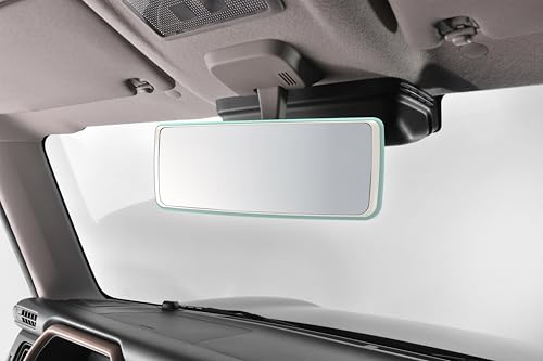 Автомобильное зеркало заднего вида Carmate, двухцветное сине-серое, 1400SR, хромированное, с защитой от бликов, с покрытием для слепых зон [Прозрачно-светло-голубое добавляет современности и моды