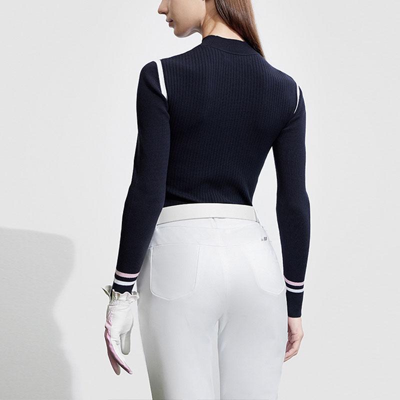 Новый трикотаж серии FILA Golf для женщин, цвет «Легендарный синий» A11W415402F-NV