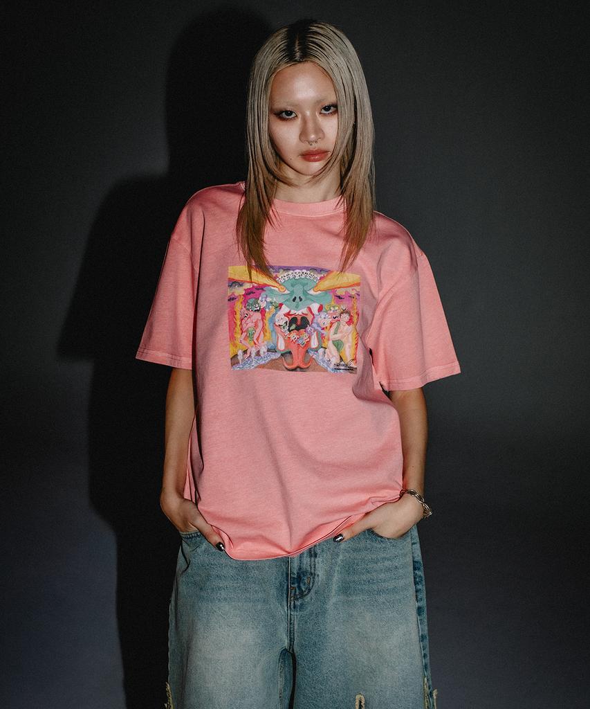 Футболка WKNDRS Goblin (розовый)