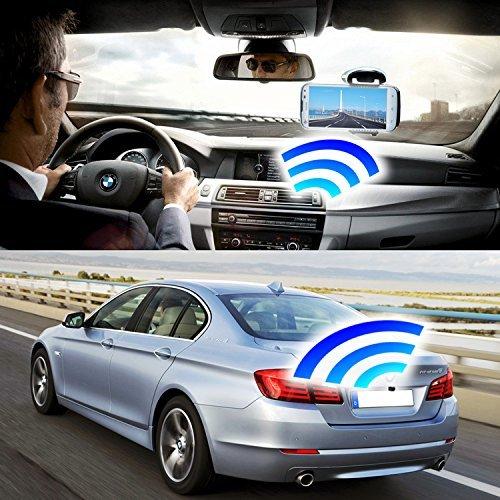 Беспроводная задняя камера со встроенным Wi-Fi. Проверка видео с помощью приложения, совместимого с iOS/Android. Датчик CMOS. Видео 720p. Провода не требуются. Водонепроницаемость класса I.