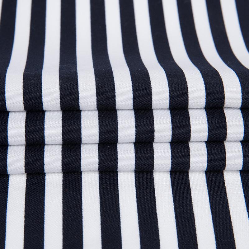 Foreign Trade Autumn New Men'S Plus Size Striped Long-Sleeve Shirt, Fashionable Youth Slim-Fit Shirt