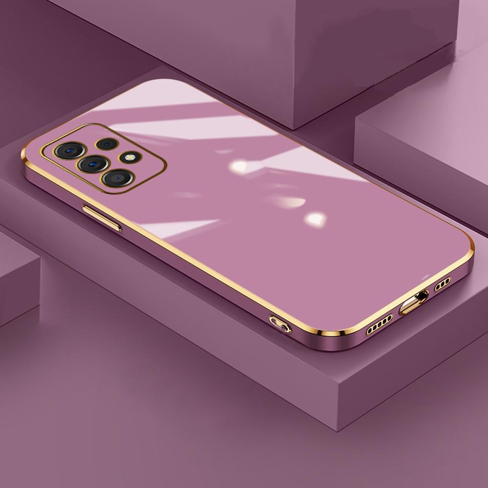 Luxury Plating Mirror Phone Case On For Huawei Honor Samsung Galaxy A12 A22 A54 A52 A53 A13 A14 S22 S21 FE S20 S23 Plus A34 Soft Silicone Back Cover