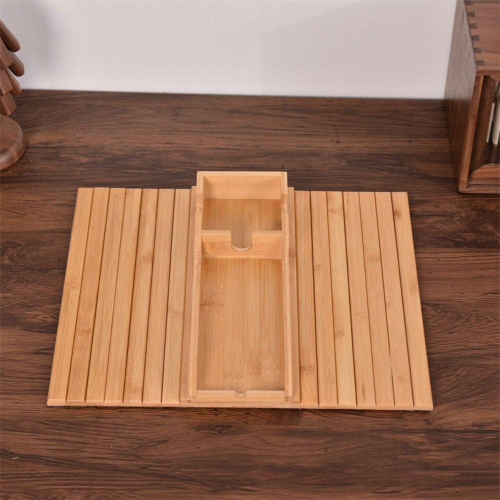 Деревянный поднос для дивана, противоскользящий поднос для дивана, прочные приставные столики для еды/напитков/закусок
